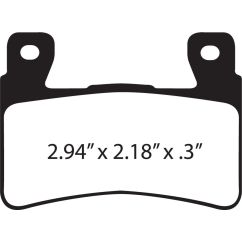Plaquettes de Frein Frittées HH Harley/Buell