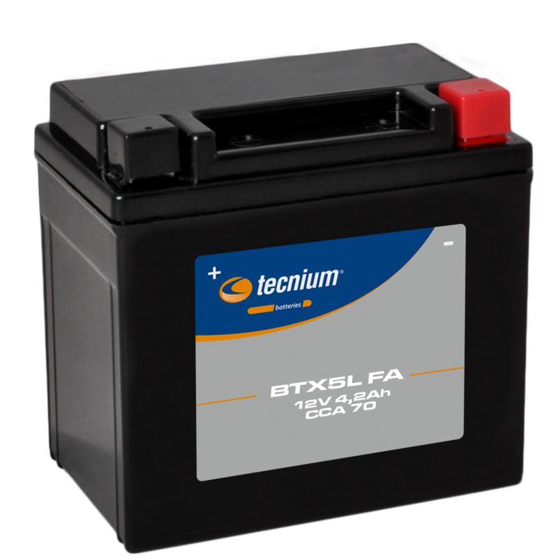 Batterie TECNIUM sans entretien activé usine - BTX5L Batterie TECNIUM sans entretien activé usine - BTX5L