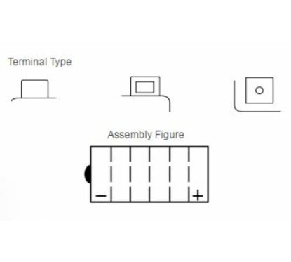 Batterie YUASA conventionnelle sans pack acide - YB12AL-A2
