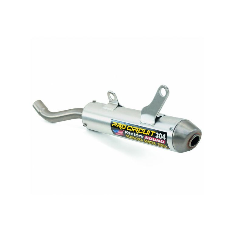 Silencieux PRO CIRCUIT 304 alu brossé/casquette inox Suzuki RM125 Silencieux PRO CIRCUIT 304 alu brossé/casquette inox Suzuki RM125