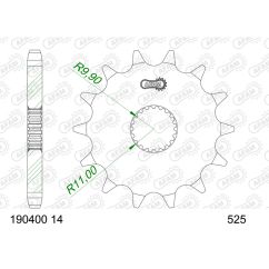 Pignon AFAM acier standard - 525