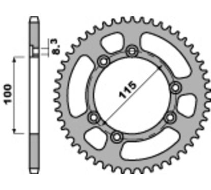 Couronne PBR Acier Standard - 428