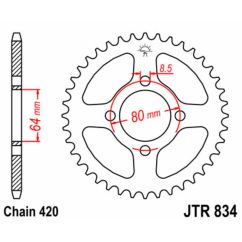 Couronne JT SPROCKETS Acier Standard - 420