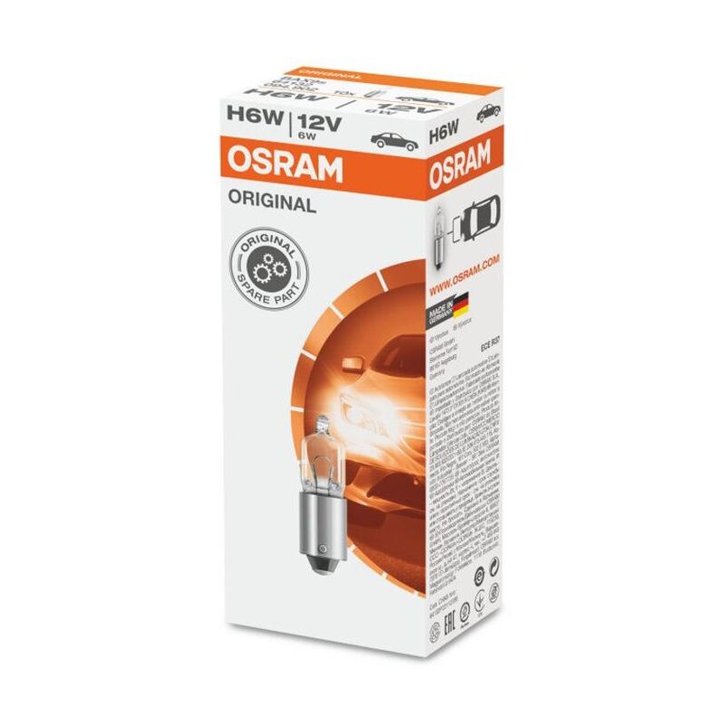 Ampoule OSRAM Original Line H6W 12V 6W - boîte de 10 Ampoule OSRAM Original Line H6W 12V 6W - boîte de 10
