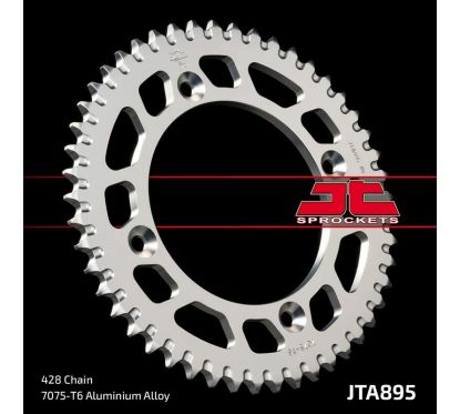 Couronne JT SPROCKETS alu standard - 428