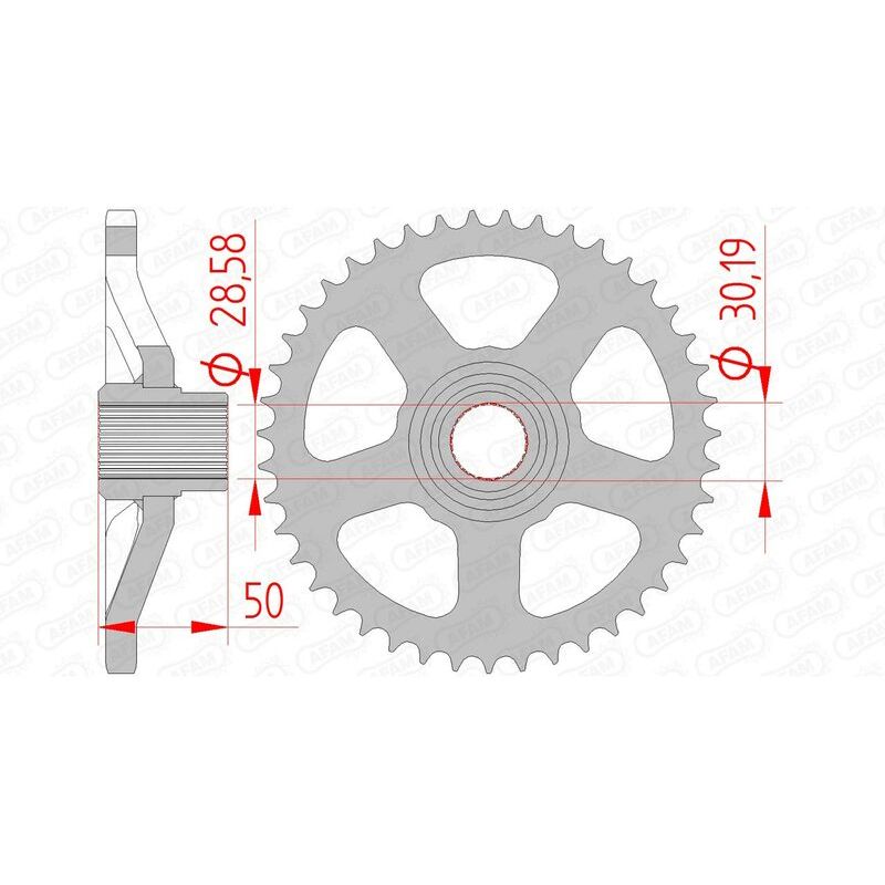 Couronne AFAM acier standard - 415