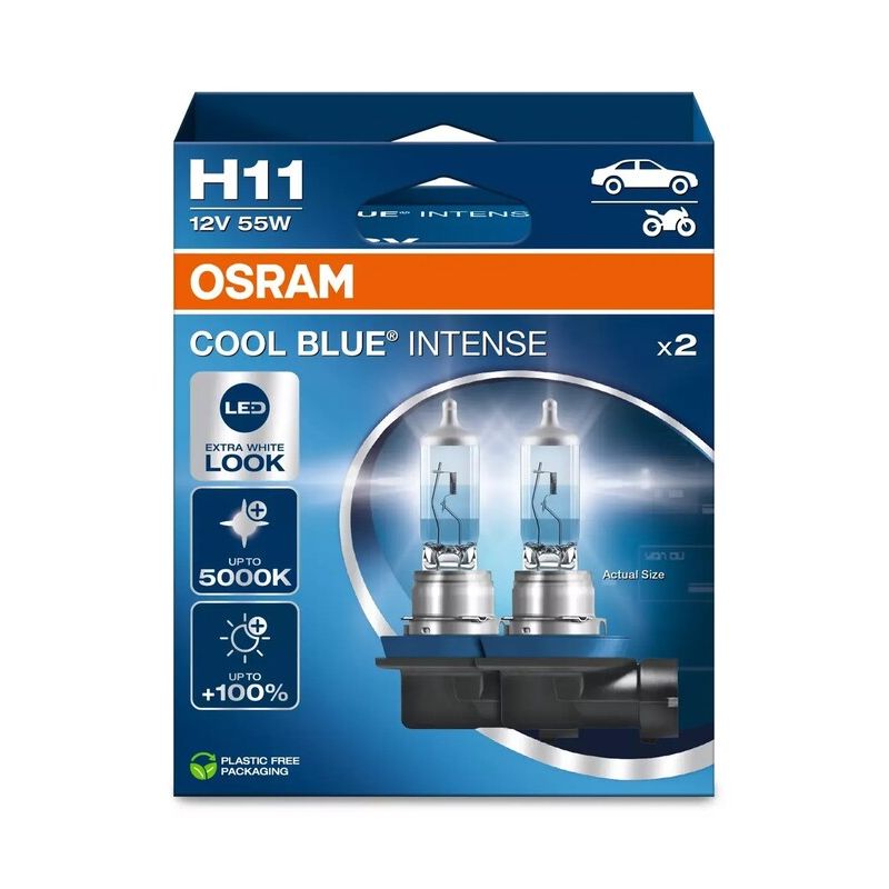 Ampoule OSRAM Cool Blue Intense Bulb H2 12V/55W - x2 Ampoule OSRAM Cool Blue Intense Bulb H2 12V/55W - x2