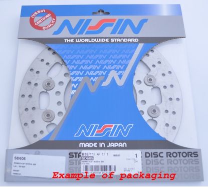 Disque de frein NISSIN rond semi-flottant