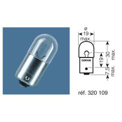 Ampoule OSRAM Original Line R5W 12V 5W - x10 Ampoule OSRAM Original Line R5W 12V 5W - x10