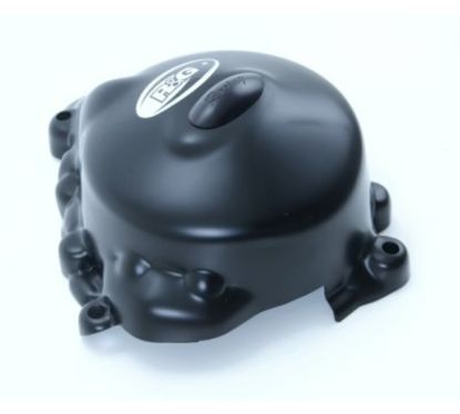 Couvre-carter gauche R&G RACING Race Series noir Triumph