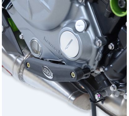 Slider moteur droit R&G RACING noir Kawasaki Z650