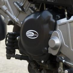 Couvre-carter gauche R&G RACING noir Suzuki SV650