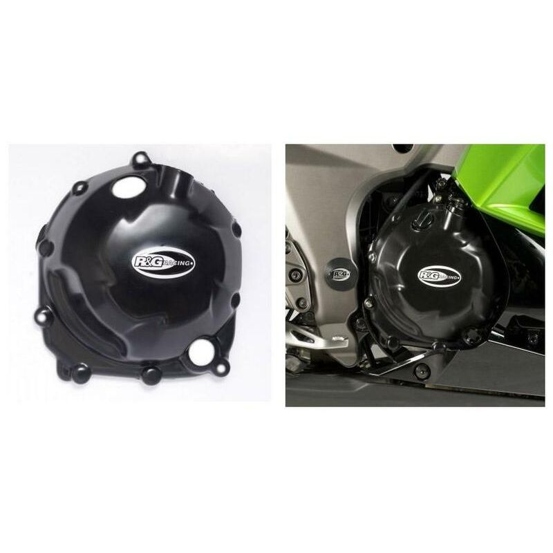 Couvre-carter droit R&G RACING noir Kawasaki Z1000/SX Couvre-carter droit R&G RACING noir Kawasaki Z1000/SX