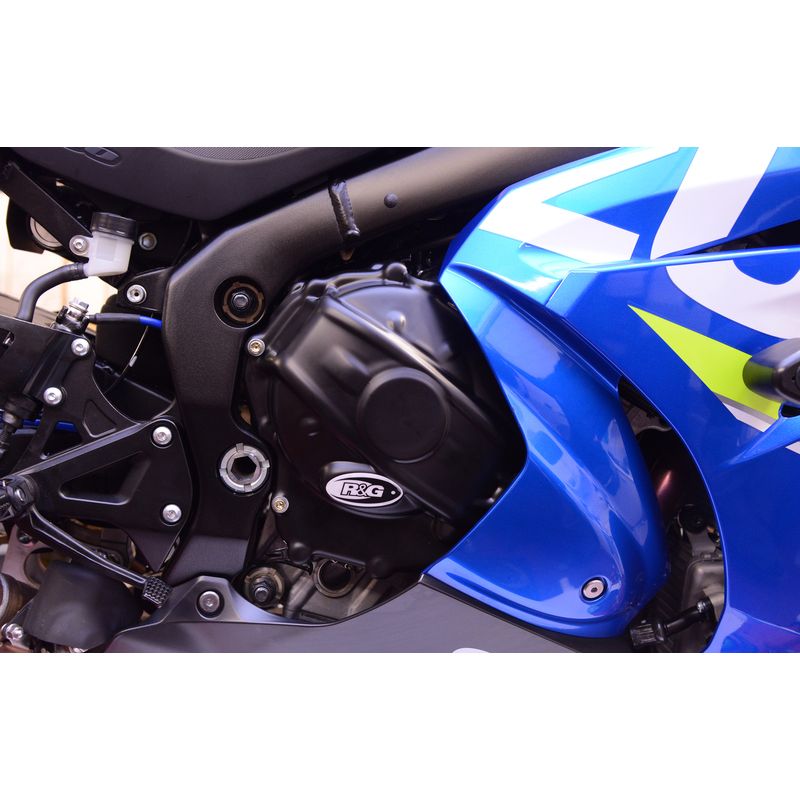 Couvre-carter droit (embrayage) R&G RACING noir Suzuki GSX-R1000 Couvre-carter droit (embrayage) R&G RACING noir Suzuki GSX-R1000