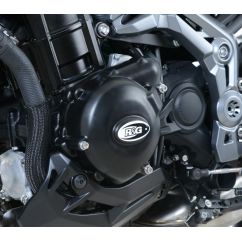 Couvre-carter gauche R&G RACING noir Kawasaki Z900