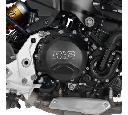 Couvre-carter droit (embrayage) R&G RACING PRO noir