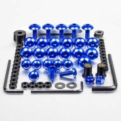 Kit de boulons pour carénage en aluminium pour Kawasaki