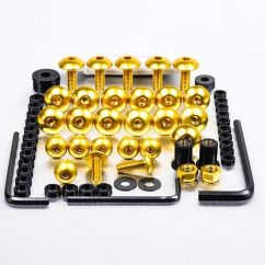 Kit de boulons pour carénage en aluminium pour Kawasaki