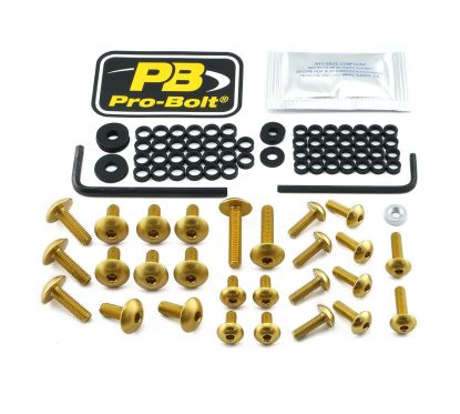 Kit de boulons pour carénage en aluminium pour Kawasaki