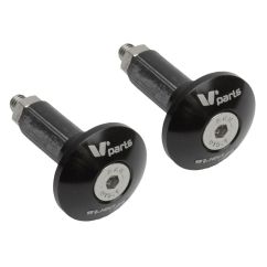 Embouts De Guidon Aluminium V PARTS Ø12-18mm