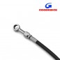 Durite Aviation 30cm NOIR - Raccords INOX