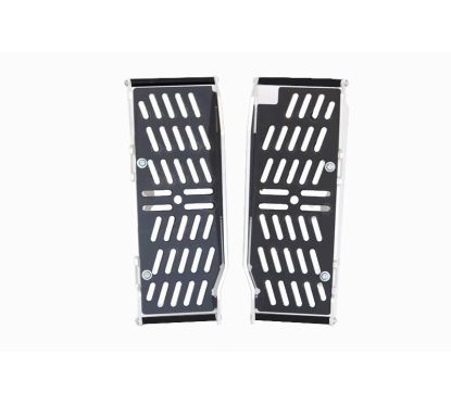 Protections de radiateurs AXP aluminium/noir - TM RACING