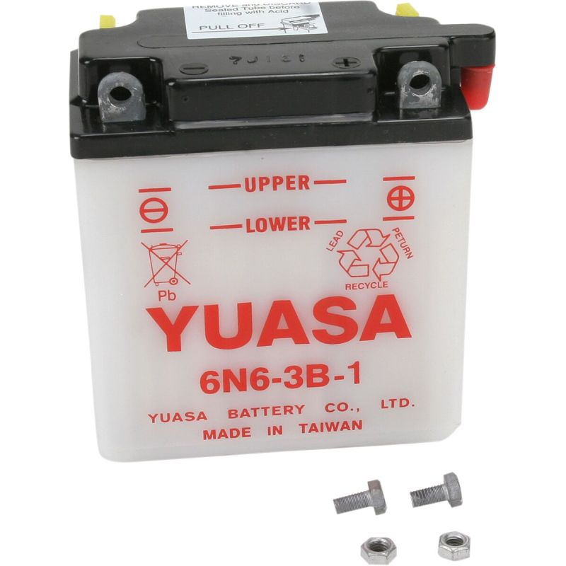 BATTERY CONVENTIONAL 6V 99 MM X 57 MM X 111 MM LEAD ACID REPLACEMENT CLEAR
