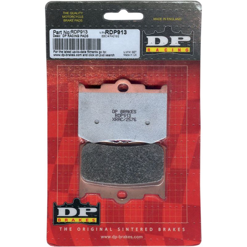 Plaquettes de frein frittées RDP X-Race Titanium