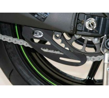 Protège couronne R&G RACING type dent de requin ABS noir