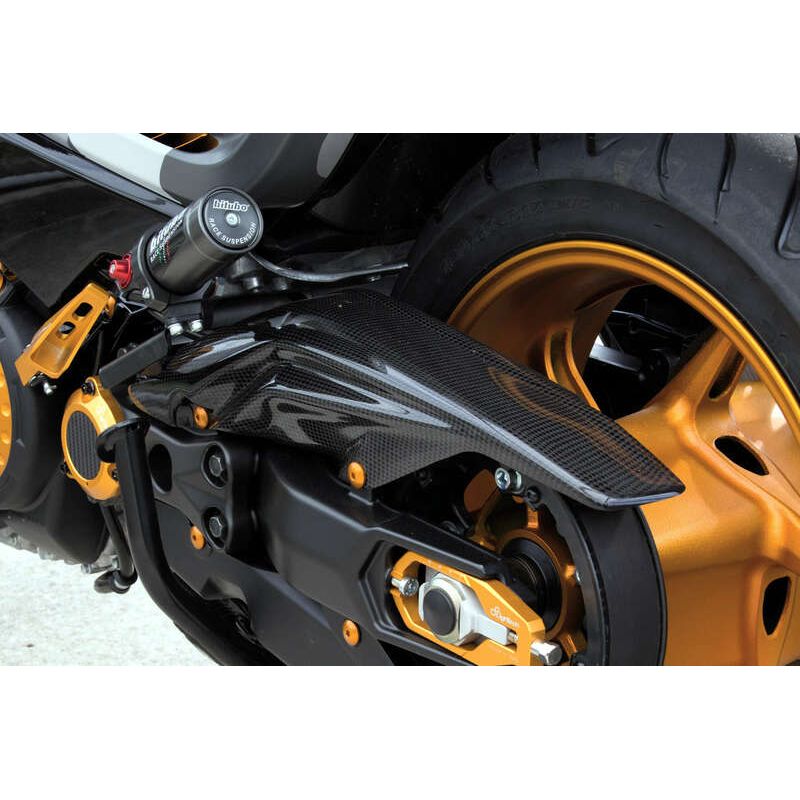 Carter de courroie LIGHTECH carbone brillant