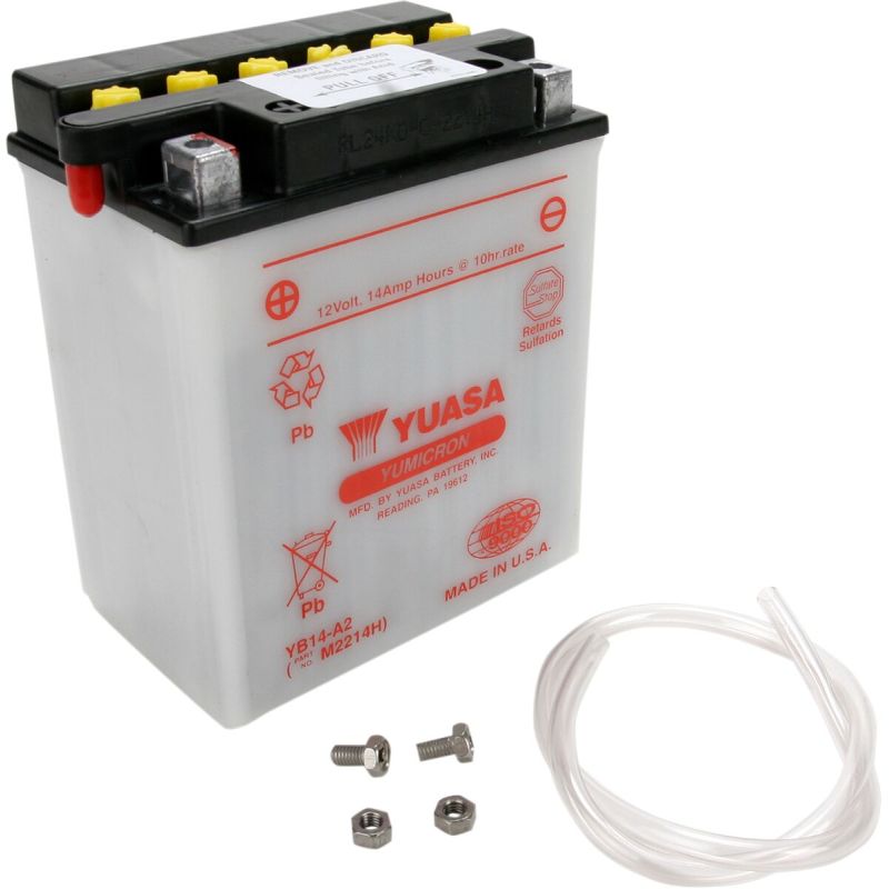 BATTERY YUASA HD DRY YB14-A2
