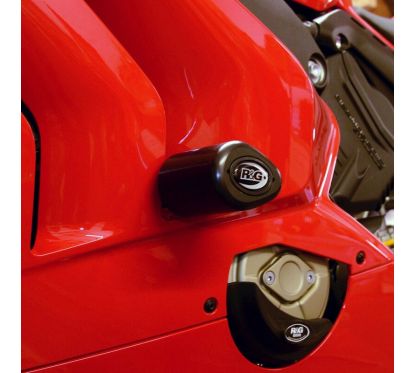Tampons de protection R&G RACING Aero noir Ducati Panigale V4