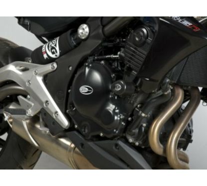 Tampons de protection R&G RACING Aero noir Kawasaki ER-6 N