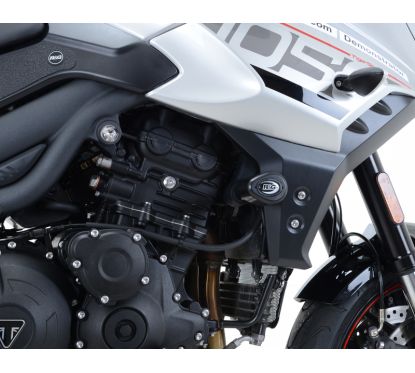 Tampons de protection R&G RACING Aero noir Triumph Tiger 1050 Sport