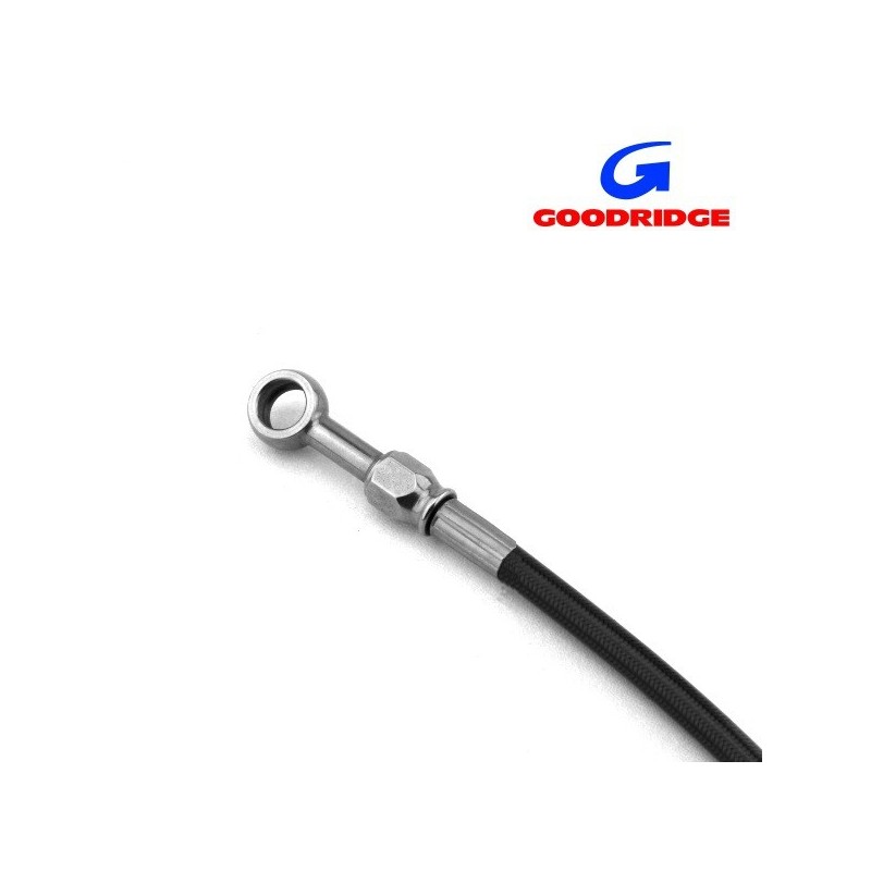 Durite Aviation 60cm CARBONE - Raccords INOX