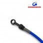 Durite Aviation 30cm BLEU - Raccords NOIR