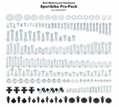 Pro Pack Sportbike Bolt pour sportives Honda/Kawasaki/Suzuki/Yamaha