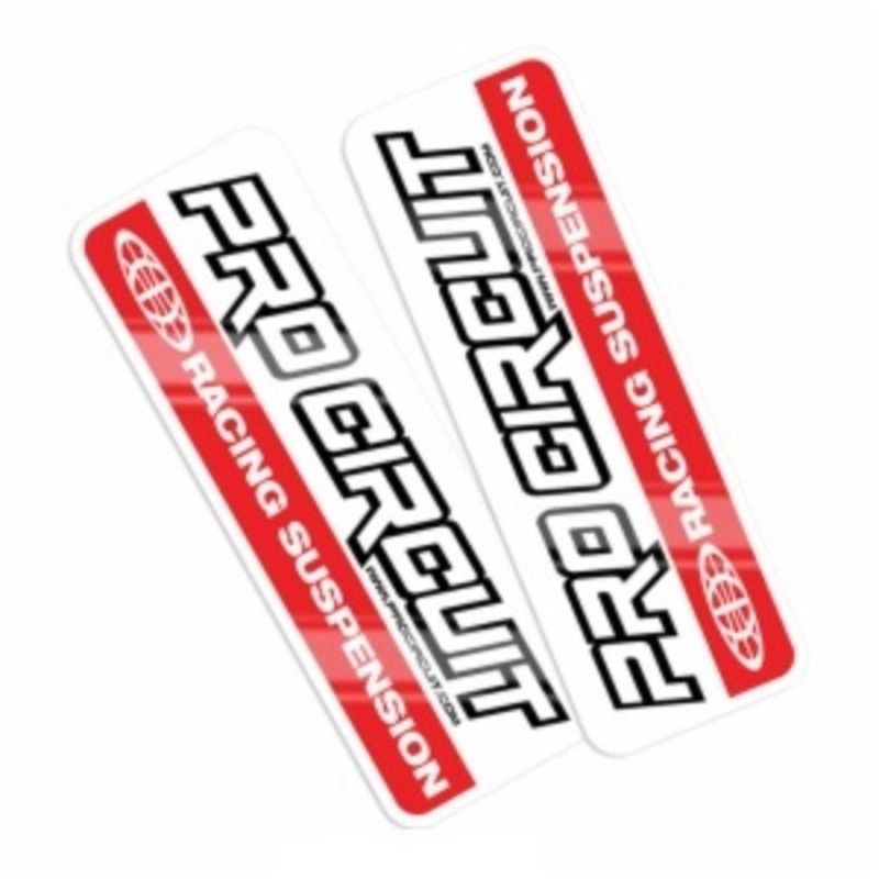 Stickers de fourche PRO CIRCUIT Stickers de fourche PRO CIRCUIT