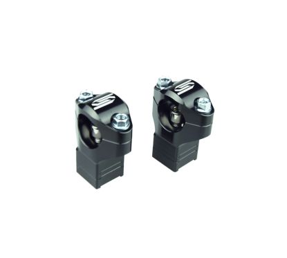 Pontets de guidon SCAR Ø28.6mm +35 à 50mm pour té de fourche OEM