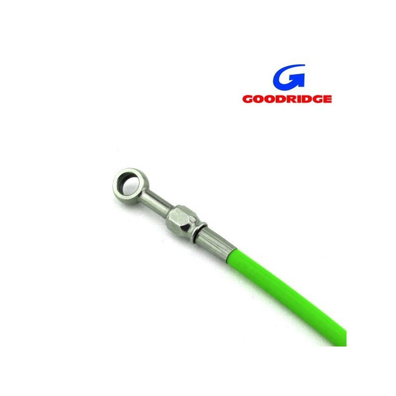 Durite Aviation 30cm VERT - Raccords INOX