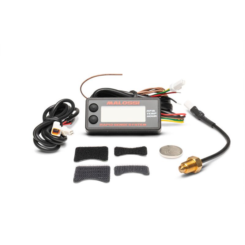 Compteur d'heures digital MALOSSI Rapid Sens Systeme - RPM + Sonde Compteur d'heures digital MALOSSI Rapid Sens Systeme - RPM + Sonde