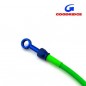 Durite Aviation 85cm VERT - Raccords BLEU