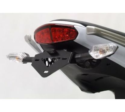 Support de plaque R&G RACING noir Kawasaki ER-6 F/N
