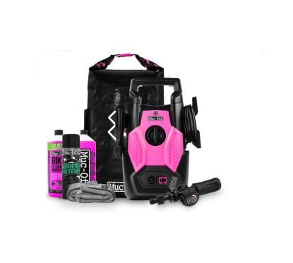 Kit nettoyeur haute-pression pour motos MUC-OFF (comprend les produits de nettoyage et d'entretien)