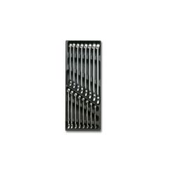 Plateau thermoformé rigide avec clés mixtes BETA T05 - 16 clés