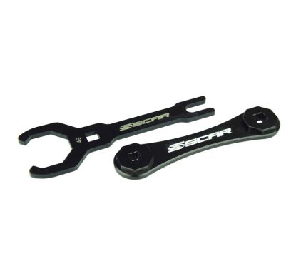 Clé de bouchon de fourche double SCAR Ø49mm/8 pans - fourches KYB