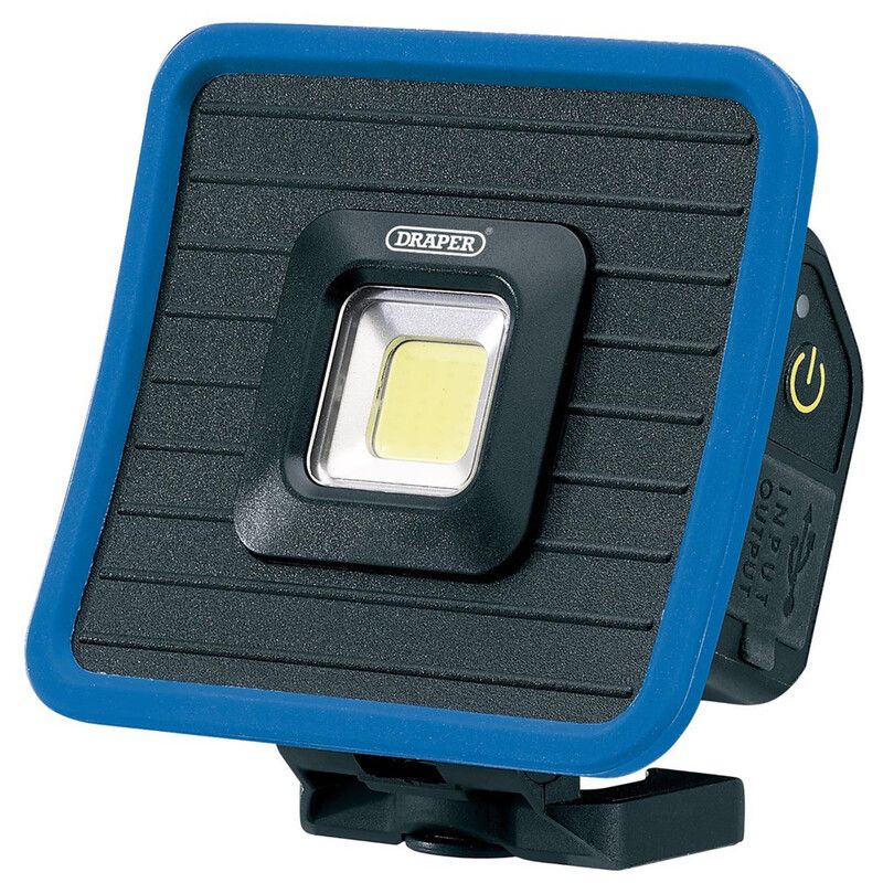 Mini projecteur LED COB rechargeable et banque d'alimentation DRAPER Mini projecteur LED COB rechargeable et banque d'alimentation DRAPER