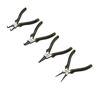 Jeu de pinces à circlips DRAPER - 180 mm (4 pièces)