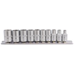 Jeu de 10 douilles 1/4'' DRAPER 4 à 13mm