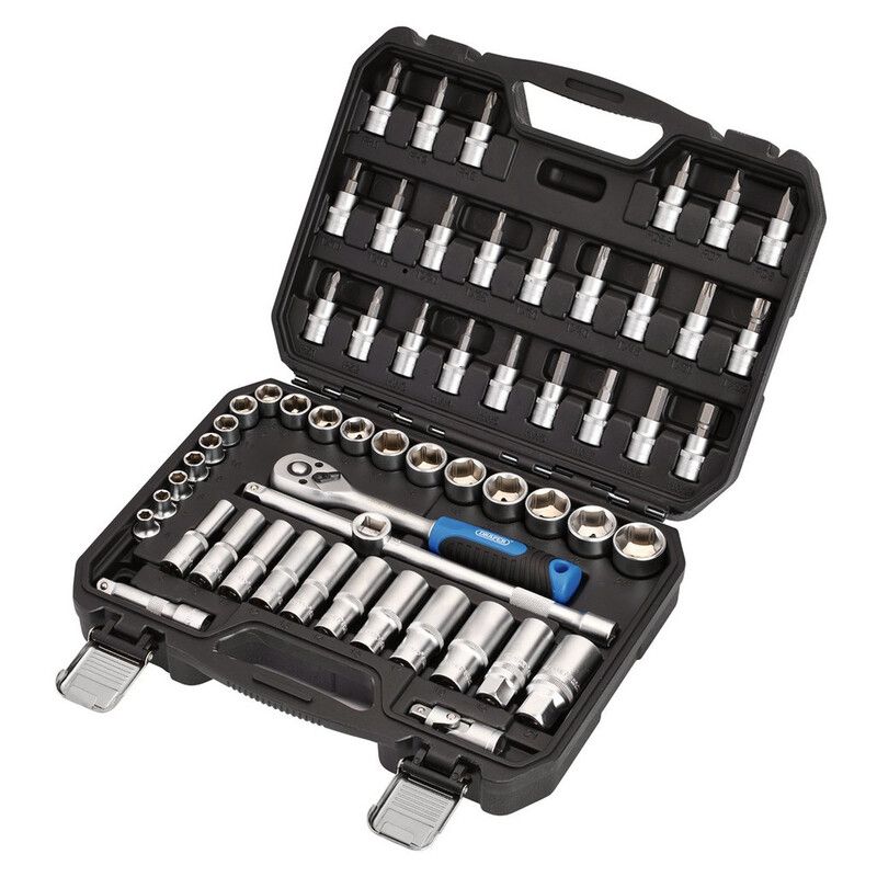 Jeu de douilles et d'embouts métriques DRAPER HI-TORQ®, 3/8" Sq. Dr. (58 pièces)